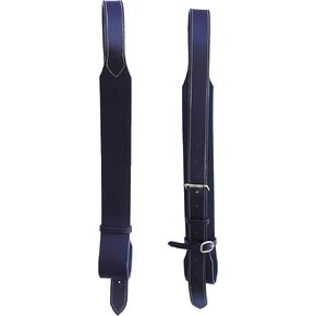 CHALLENGER 2-1/2" Premium Quick-Change Australian Saddle Straight Fender Stirrup Leathers 109SL4022BR