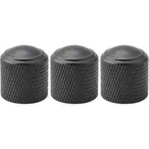 Electric Guitar Knobs Metal Flat Top Volume Tone Control Knobs Switch Knobs for Bass Guitar (Gold,3pcs/Set)