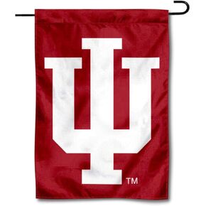 Indiana Hoosiers IU Logo Garden Banner Flag