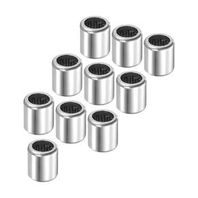 10pcs SCE610 Needle Roller Bearings - [3/8" x 9/16" x 5/8"] Open End for Gearbox Use, Chrome Steel Rollers