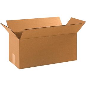 PARTNERS BRAND 18 x 8 x 8 Corrugated Cardboard Boxes, Long 18"L x 8"W x 8"H, Pack of 25 | Shipping, Packaging, Moving, Storage Box for Home or Business, Strong Wholesale Bulk Boxes