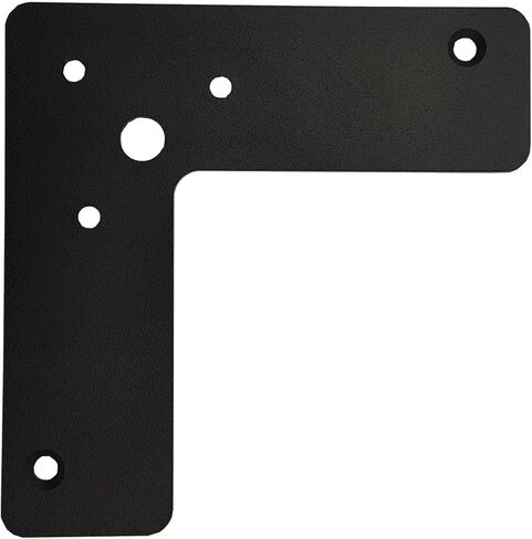 10x أقواس مسطحة على شكل حرف L، لوحات إصلاح مسطحة مقاس 4 بوصات، أقواس زاوية، أقواس زوايا لوحة إصلاح مسطحة، أقواس دعامة سرعة خفية للزاوية، تحميل 33 رطلاً، سمك 2 مم أسود in Kuwait