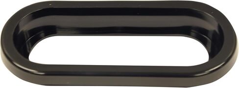 Buyers Products 5626050 6 Inch Oval Flush-Mount Open Back Grommet, Black in Saudi Arabia