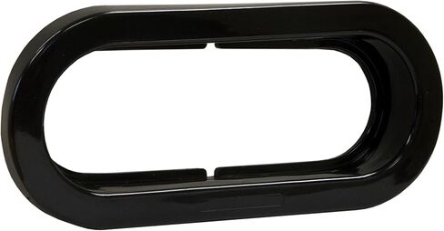 Buyers Products 5626050 6 Inch Oval Flush-Mount Open Back Grommet, Black in Saudi Arabia