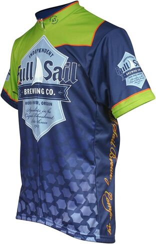 Full Sail Jersey, Small, Navy/Green in Saudi Arabia