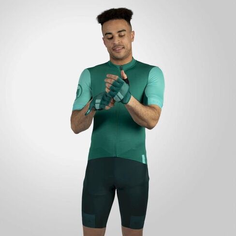 Endura Men's FS260 Short Sleeve Road Cycling Jersey Emerald Green, Large in Saudi Arabia