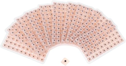 600 قطعة من بذور ضغط الأذن للاستعمال مرة واحدة من روزينيس، مجموعة الضغط الإبري لبذور الأذن من فاكاريا فاكاريا، مجموعة الضغط الإبري لبذور الأذن متعددة الحالات (10 ورقات) in Kuwait