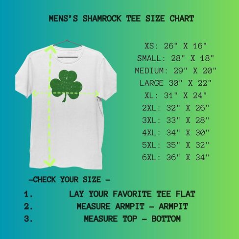 NYC FACTORY USA Screen Printed Retro Green Irish Distressed Shamrock T-Shirt St Patricks Day Mens Ireland Pride Tee Shirt in Saudi Arabia