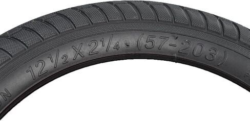 إطار AlveyTech مقاس 12-1/2"x2-1/4" مع مداس للشارع للدراجات الكهربائية والدراجات البخارية in Saudi Arabia