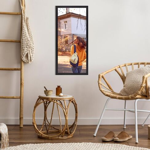 إطارات صور مجمعة مقاس 4 × 6 من MEBRUDY مع 15 فتحة، عبوتان من إطارات الصور السوداء المتعددة تعرض صور 4 × 6 مع حصيرة للتركيب على الحائط، نمط غير منتظم in Kuwait