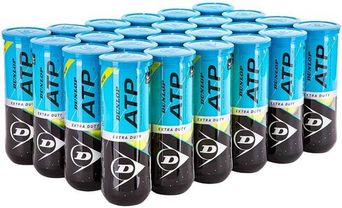 DUNLOP ATP Super Premium Extra Duty Tennis Ball Can - 3 Ball Cans (24 Cans - 1 Case) in Saudi Arabia