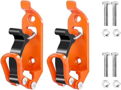 حامل مجرفة لحامل السقف، مشابك مطاطية معدنية، حامل مجرفة عالي التحمل مع مشابك مطاطية معدنية | دعامات تثبيت على الحائط سريعة الفك للشاحنات وسيارات الدفع الرباعي ومركبات الطرق الوعرة (عبوتان) in Kuwait