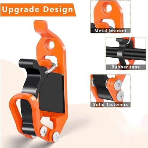 حامل مجرفة لحامل السقف، مشابك مطاطية معدنية، حامل مجرفة عالي التحمل مع مشابك مطاطية معدنية | دعامات تثبيت على الحائط سريعة الفك للشاحنات وسيارات الدفع الرباعي ومركبات الطرق الوعرة (عبوتان) in Kuwait