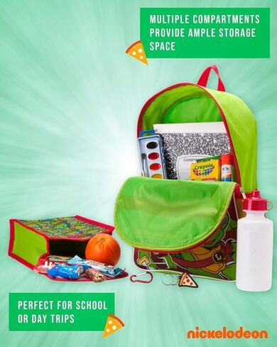 Fast Forward 5-Piece Kids Backpack Set - Spidey, Disney, Ninja Turtle, Hello Kitty - 15" School Bookbag for Boys and Girls, Frozen Blue in Saudi Arabia