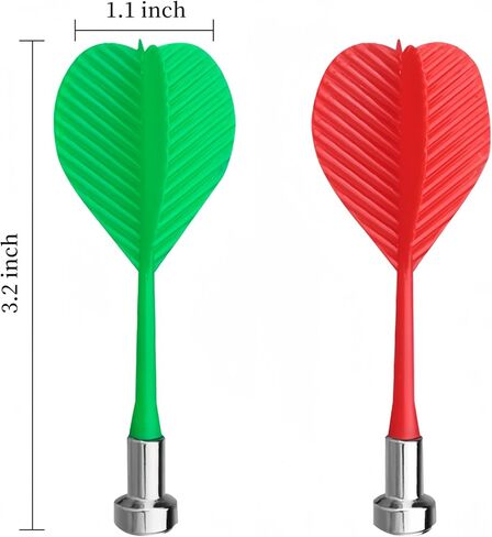 12 Pcs Magnetic Darts 4 Colors Plastic Darts in Kuwait