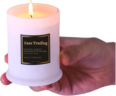 Soy Candles Lavender Scented | 18 Oz Jar Candle | 75 Plus Hours Burn Time | Autumn Candle Natural Soy Wax | Women Gift Candle, Aromatherapy Candle in Saudi Arabia
