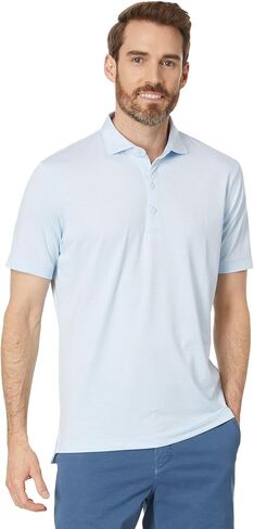 johnnie-O Lyndon Striped Jersey Performance Polo in Kuwait