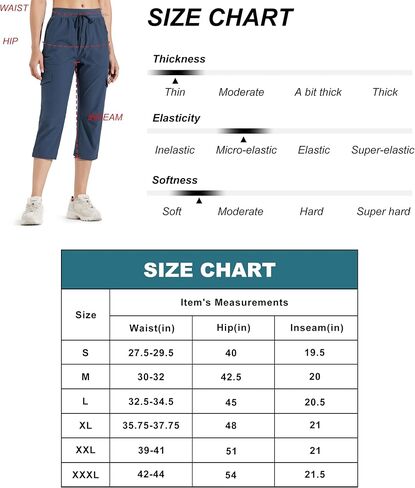 Libin Women's Hiking Cargo Joggers Pants Lightweight Quick Dry Capris Golf Pants for Travel Outdoor Casual in Saudi Arabia