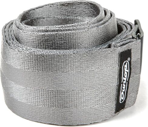 Jim Dunlop Deluxe Seatbelt Grey Guitar Strap (DST70-01GY) in Saudi Arabia
