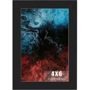 Picture Frame Black for Diamond Painting Art Puzzle Horizontal and Vertical Formats for Wall Hanging Wall Gallery Photo Frames with Durable Shatter Resistant (8x16)