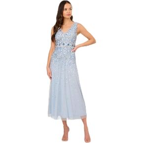 Adrianna Papell Women's Beaded Ankle Dress