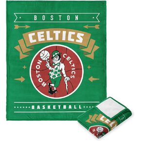 Northwest NBA Boston Celtics Silk Touch Throw Blanket, 50" x 60", Hardwood Classics