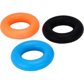 Steady Doggie Strengthener Grip Rings Set of 3 - Silicone Grip Strength Trainer for Sports & Rehabilitation - Durable 30, 40 and 50 Lb - Multicolor - Ideal for Men, Women, Teens, and Seniors