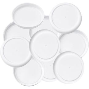 Mailing Tubes Plastic End Caps, 24PCS Cardboard Shipping Tube End Caps Protective End Caps Plastic White End Caps for Kraft Mailing Tubes