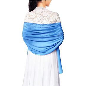 chiffon scarf for women evening dresses shoulder covers Soild hijabs shawl wrap pashmina in Saudi Arabia