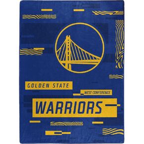 Northwest NBA Golden State Warriors Raschel Throw Blanket, 60" x 80", Digitize