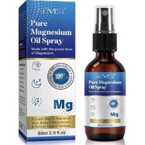 Pure Magnesium Oil Spray, Magnesium Chloride Oil Spray, Magnesium Spray for Feet, Magical Magnesium Body Spray 2.02 fl.oz