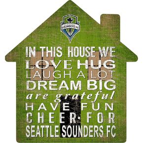 Fan Creations MLS Seattle Sounders FC Unisex Seattle Sounders House Sign, Team Color, 12 inch
