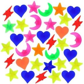 36Pcs Colorful Star Bike Wheel Spokes Bead Plastic Clip Bead Plastic Heart Bike Spokes Bicycle Spokes Decorations Bike Spoke Covers, Bicycle Spokes Accessories Wheel Decorations，Parts and Components