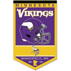 Minnesota Vikings Heritage History Banner Pennant