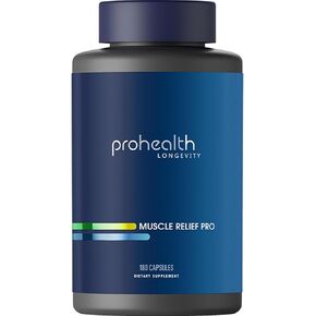 ProHealth Joint & Muscle Relief Pro - Glucosamine Chondroitin, Turmeric, Magnesium, MSM, Malic Acid, Boswellia. Supplement to Help Decrease Muscle & Joint Discomfort & Sleep Better (30 Servings)
