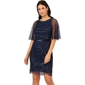 Adrianna Papell Women's Beaded Taffeta Gown