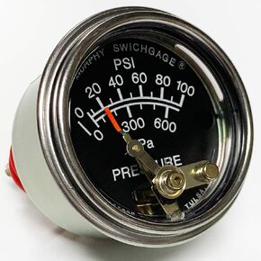 Murphy by Enovation Controls 20P-I-100 Pressure Swichgage, with Illumination (05703235)