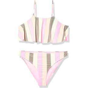 Roxy Girls' Very Vista Flutter Swimsuit Set