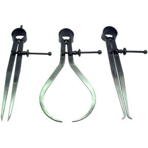 New Spring Caliper 4" / 100mm - 3 Piece Set Inside Outside Divider