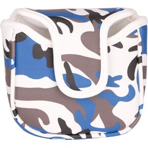 Golf Builder Camouflage Print Golf Square Mallet Putter Head Cover Golf Mallet Cover Synthetic Leather with Magnetic Closure