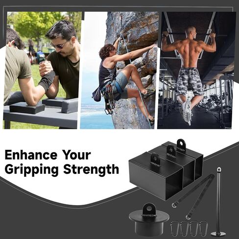 Metal Pinch Block Grip Set with Loading Pin,Pinch Lock Grip Workout Kit,Grip Strength Training Set,Forearm Finger Strength Exerciser, Grip Strengthener for Climbing,Chinning in Saudi Arabia