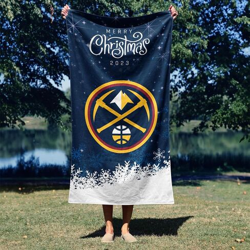 Northwest NBA Denver Nuggets Beach Towel, 30" x 60", Christmas 2023 in Saudi Arabia