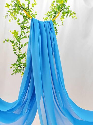 chiffon scarf for women evening dresses shoulder covers Soild hijabs shawl wrap pashmina in Saudi Arabia