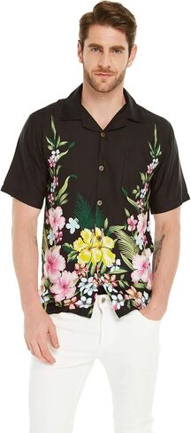 Hawaii Hangover Men's Hawaiian Shirt Aloha Shirt Hibiscus Red in Saudi Arabia