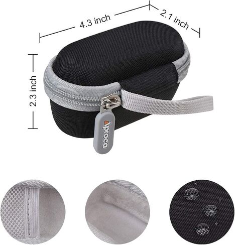 Aproca Hard Travel Storage Case, for Innovo Deluxe iP900AP / Zacurate Pro Series Deluxe Fingertip Pulse Oximeter (only case) in Saudi Arabia