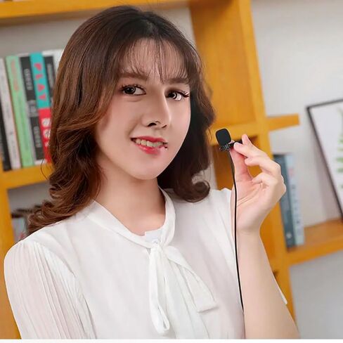 ميكروفون Lavalier Lapel متوافق مع أجهزة إرسال Rode Wireless GO 2 / II وDJI Mic Bodypack - ميكروفون Lav متعدد الاتجاهات يمكن ارتداؤه لمذيعي بث مقابلة مدونة الفيديو والمحاضرات in Kuwait