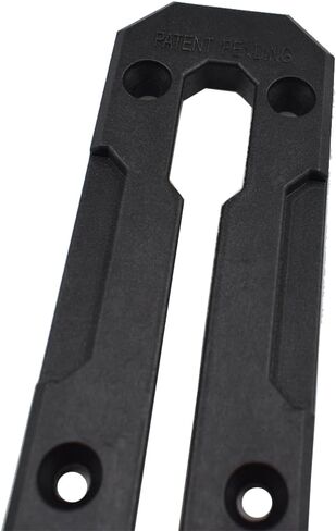 Kayak Track Mount Low Profile Nylon Kayak Rail Track | Kayak Fishing Accessories, 6/9/12 inch(1/2 pack) (9 inch(2pack)) in Saudi Arabia