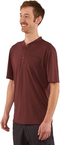 قميص ركوب الدراجات من Club Ride Apparel Rambler Technical Henley - قميص رجالي قصير الأكمام لركوب الدراجات in Kuwait