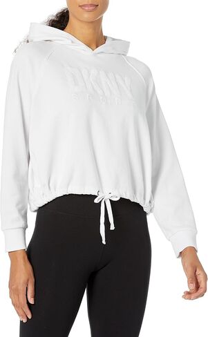 DKNY Women's Sport Terry Cloth Logo Hoodie in Saudi Arabia