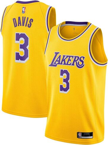أنتوني ديفيس لوس أنجلوس ليكرز NBA Boys Youth 8-20 Yellow Gold Icon Edition Swingman Jersey in Saudi Arabia